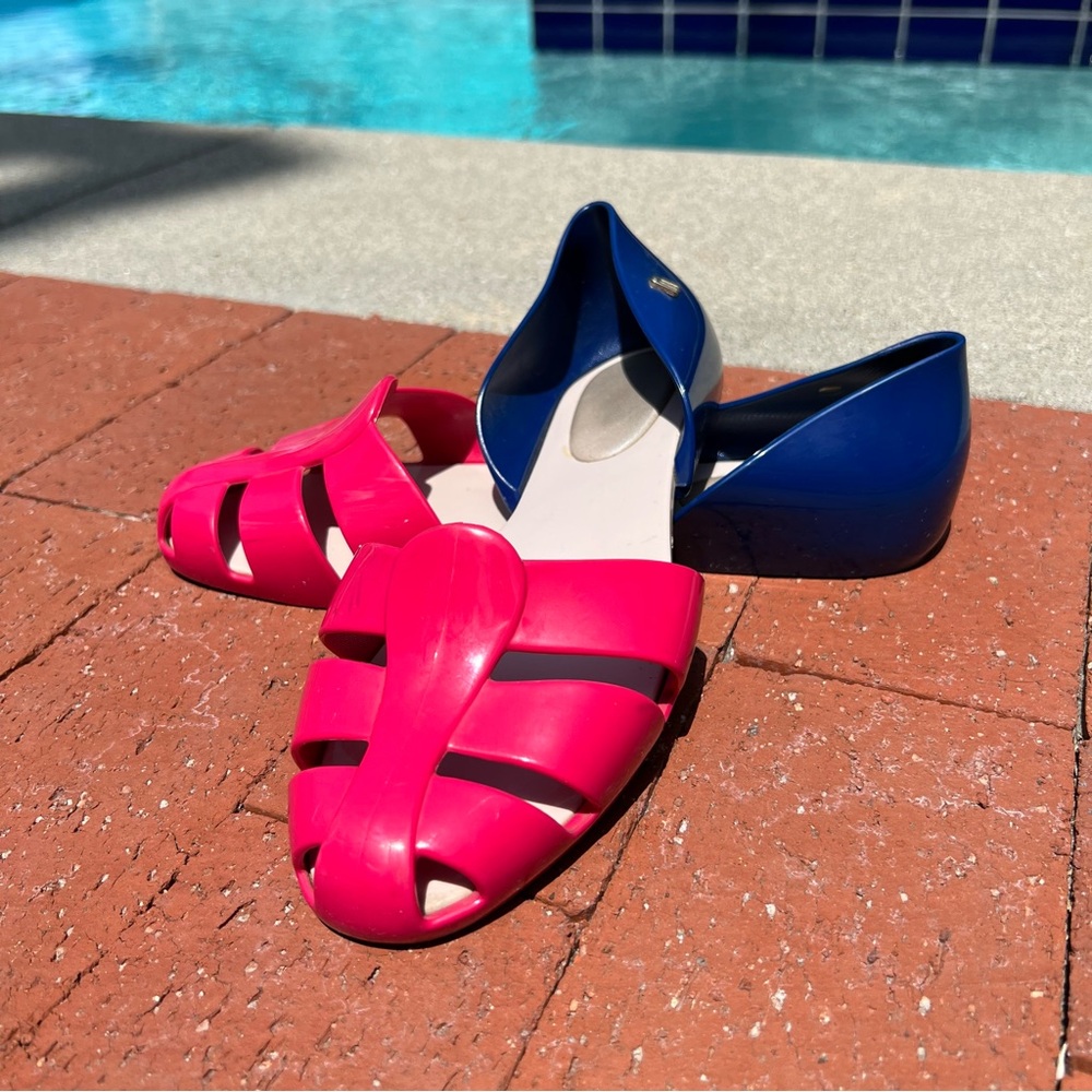 MELISSA Stylish Pink and Blue Women's Shoes